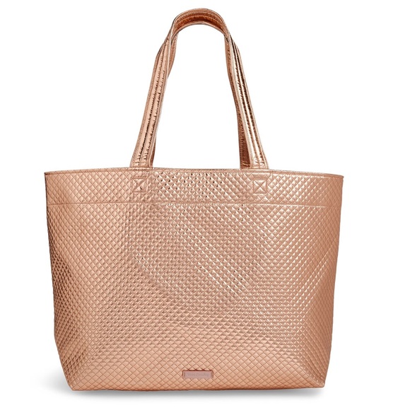 vera bradley rose gold tote